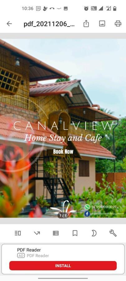 Canalview Private Cottage Azhikkal Ayiram Thengu Panmana 外观 照片